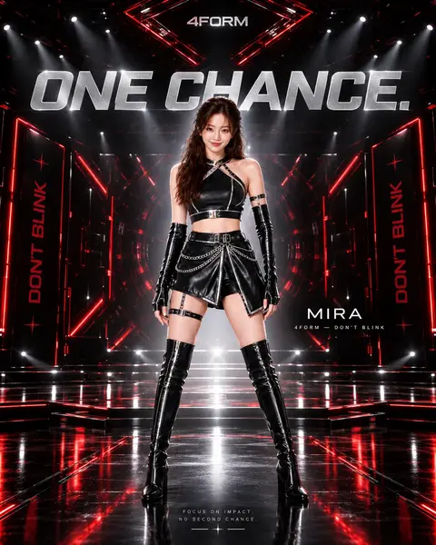 MIRA on the DON’T BLINK performance stage
