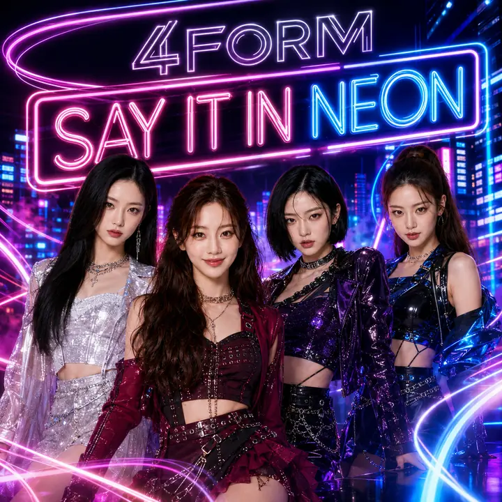 SAY IT IN NEON cover artwork