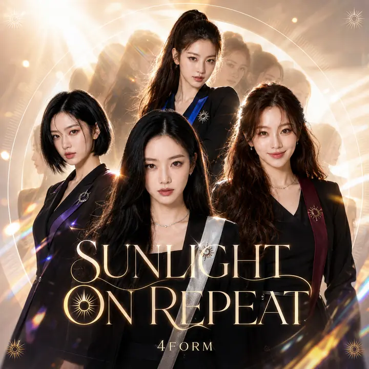 SUNLIGHT ON REPEAT cover artwork